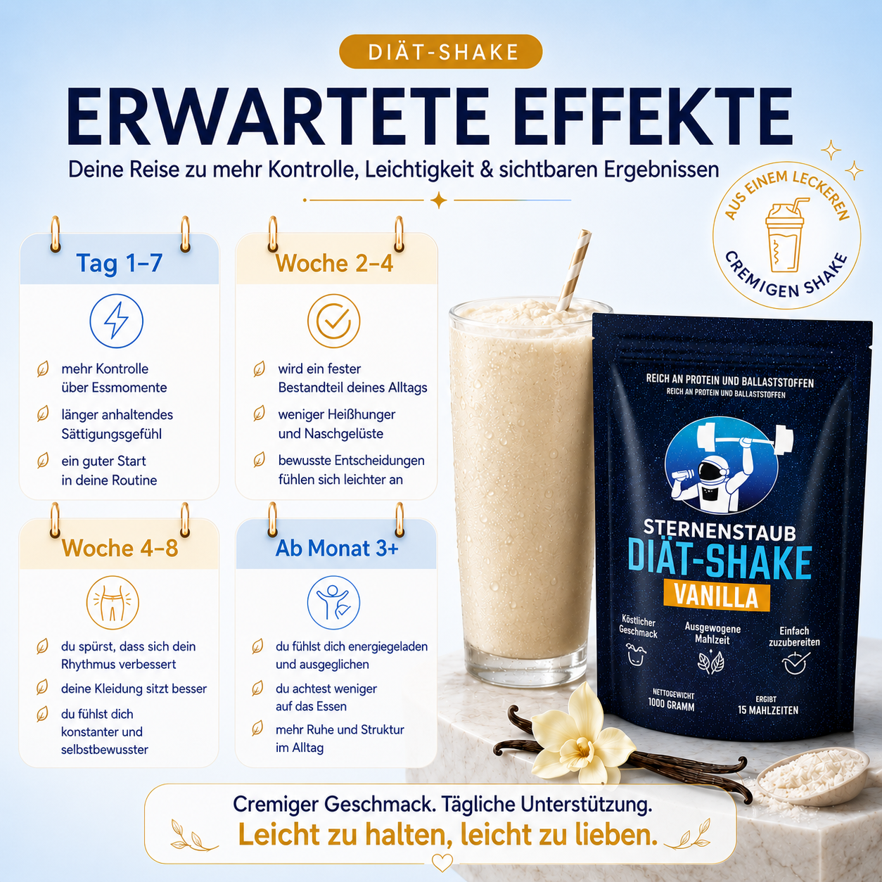 Sternenstaub Diät Shake Musterpackung