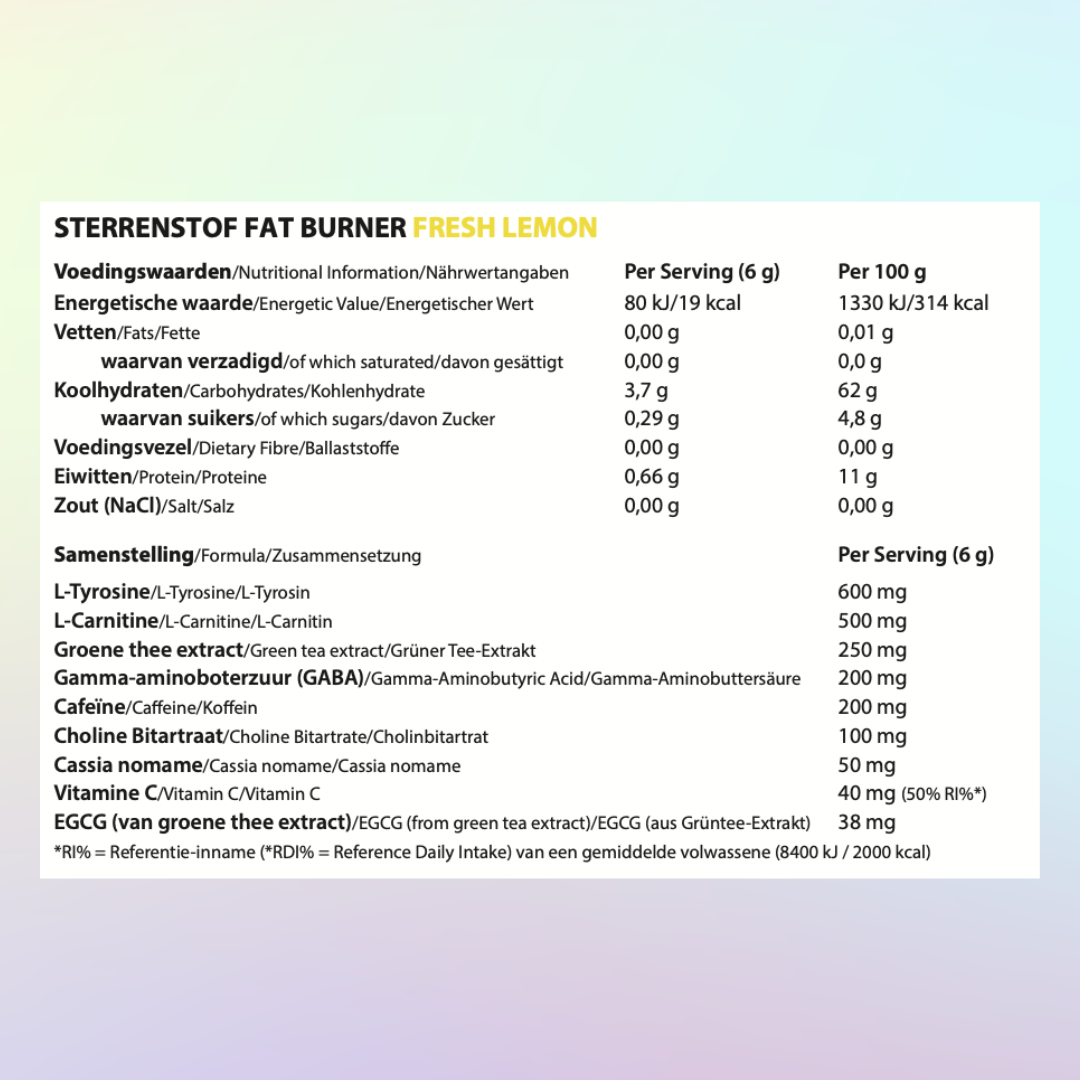 Stardust Fat Burner Sample Box
