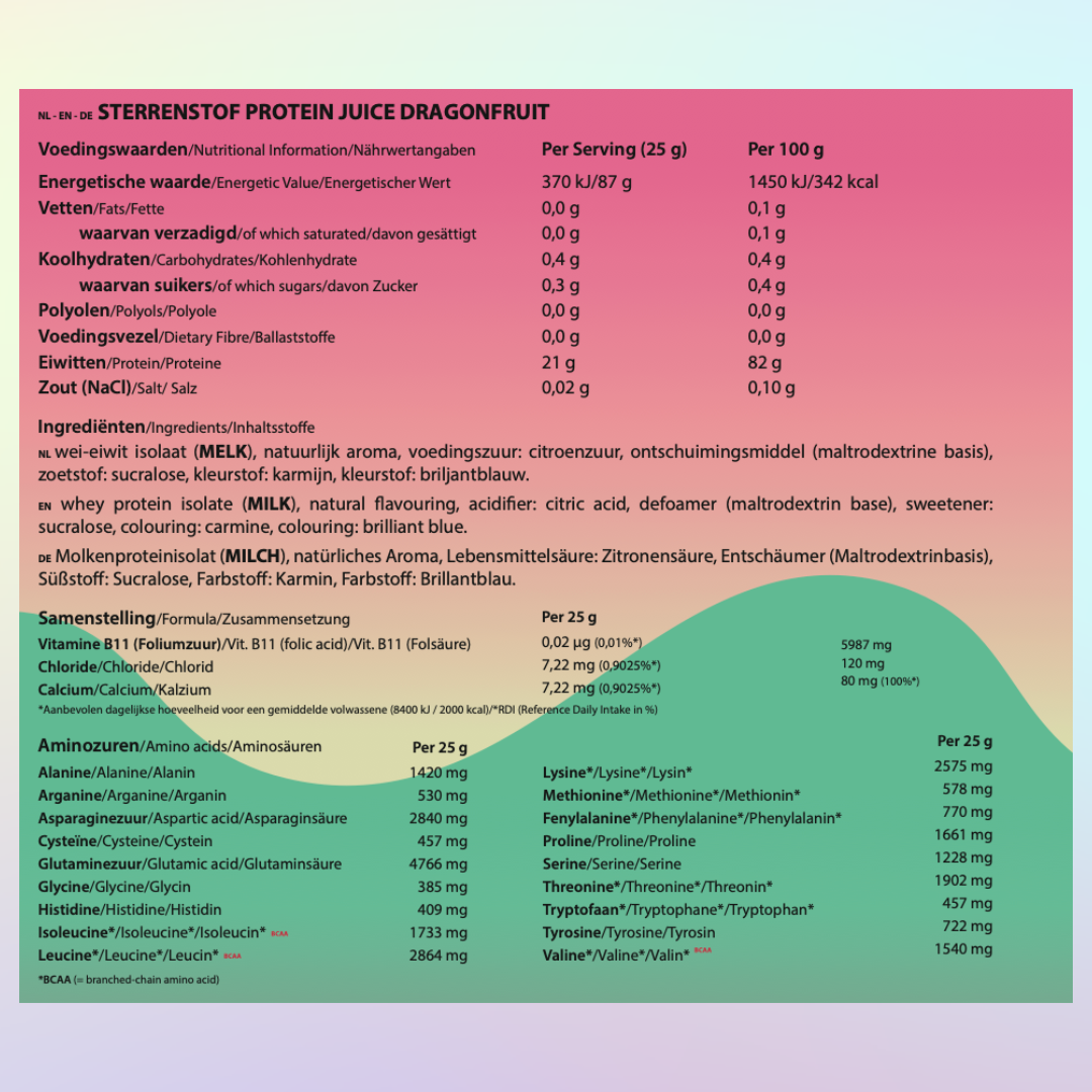 Sterrenstof Protein Saft