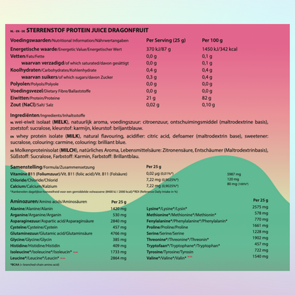 Sterrenstof Protein Saft